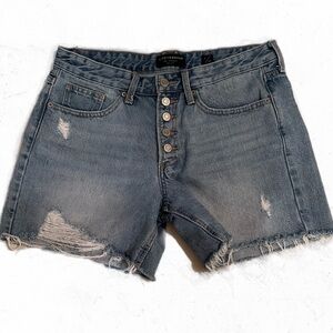 Lucky Brand | Vintage Cut-Off Button Up Jean Shorts